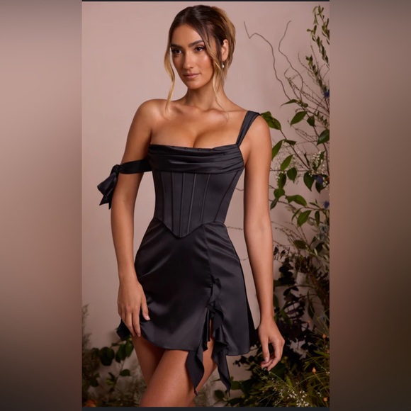NWT Oh Polly lilou off shoulder corset dress - Picture 1 of 3